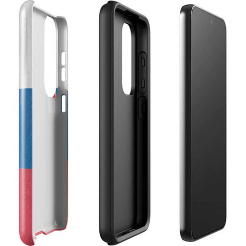 Slovakia Flag Distressed Galaxy S23 Plus Pro Case